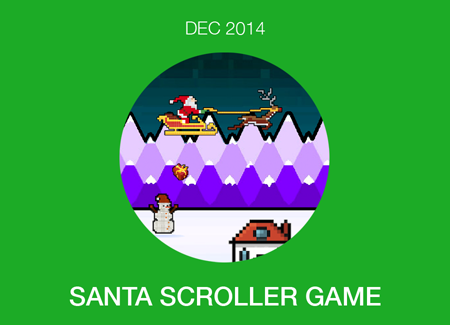 Santa Scroller Game